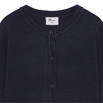 BIRKHOLM Strik Cardigan Navy Blå
